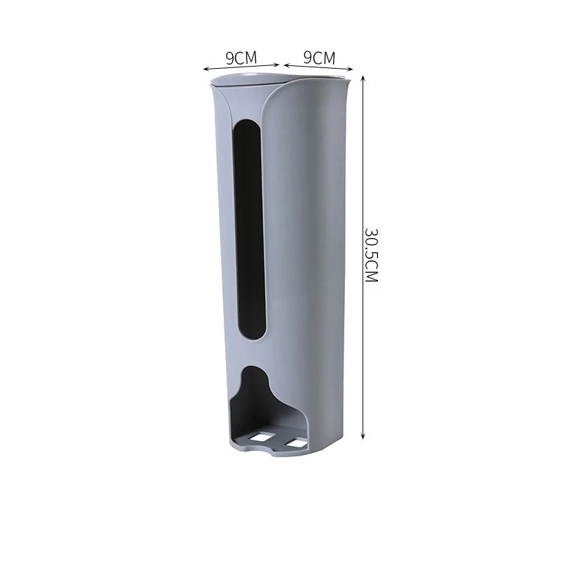 Wall-Mounted Trash Bag Organizer in Various Colors