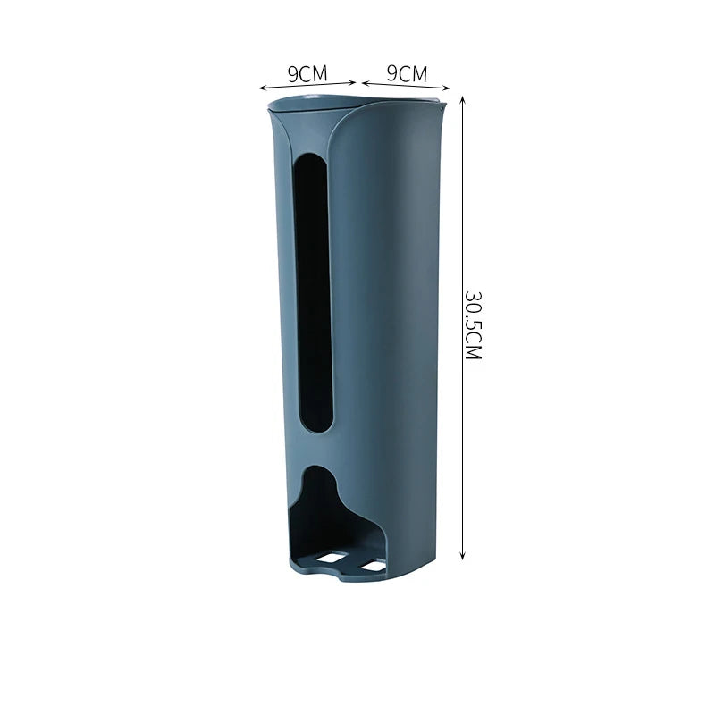 Wall-Mounted Trash Bag Organizer in Various Colors