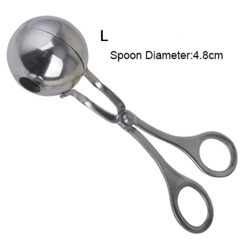Versatile Stainless Steel Meatball Maker with Multiple Sizes