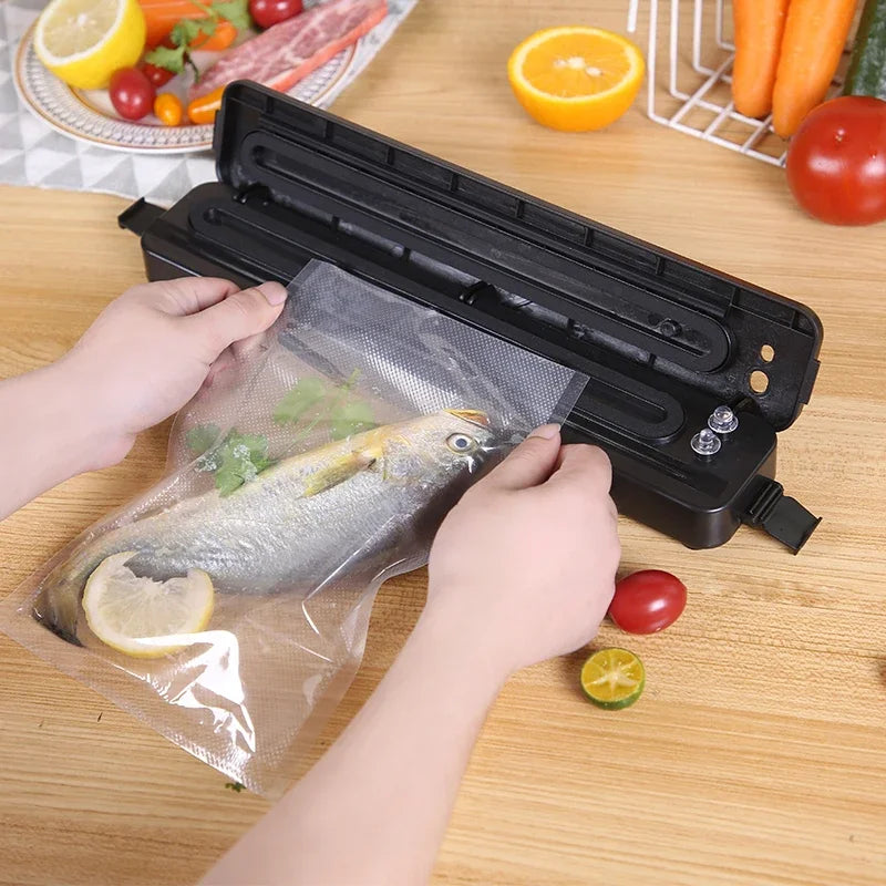 Efficient Black Vacuum Sealer for Food Preservation