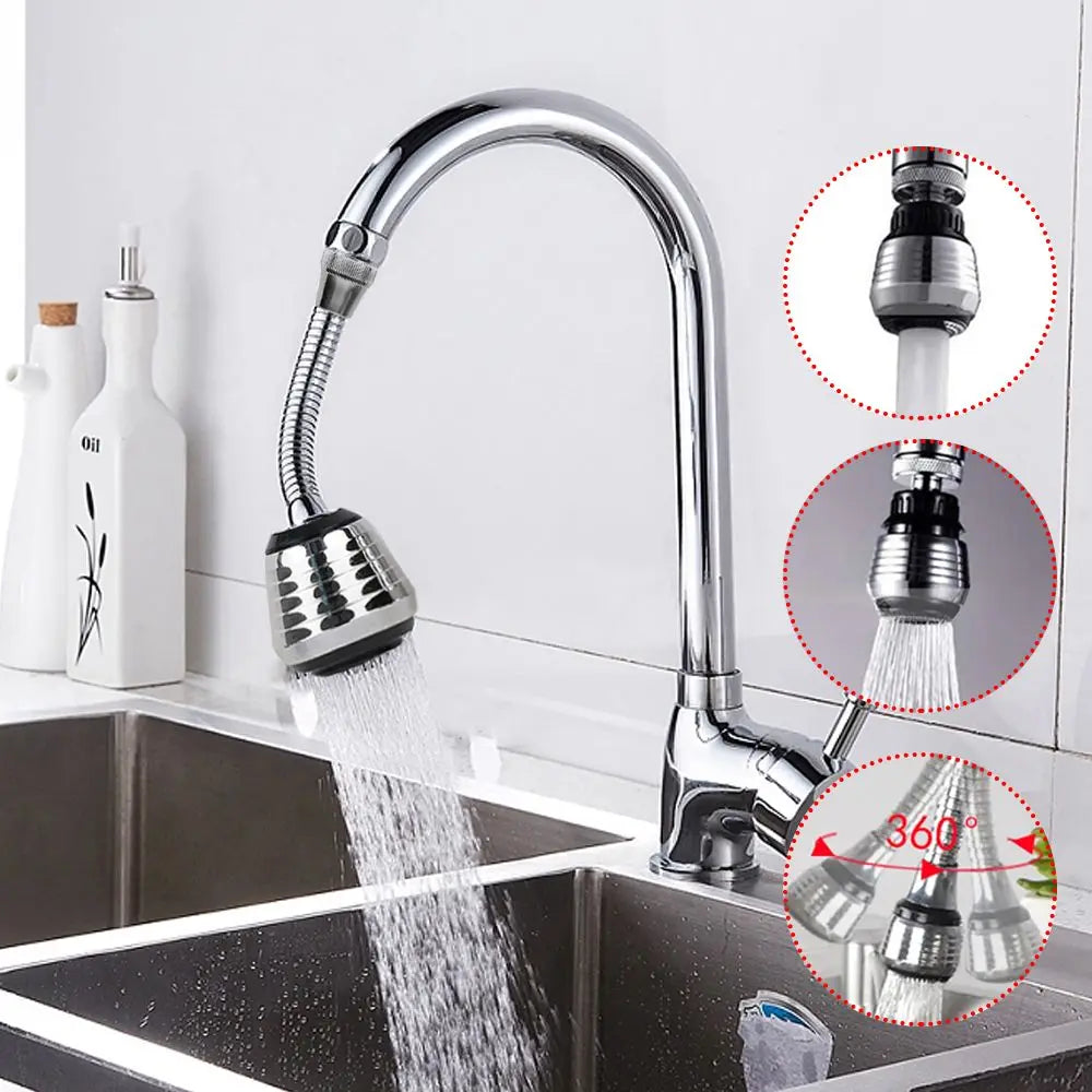 360° Adjustable Kitchen Faucet Extender with Filter
