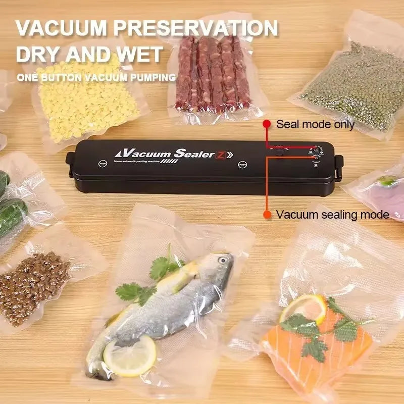 Efficient Black Vacuum Sealer for Food Preservation