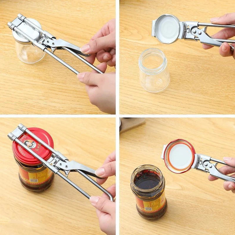 Versatile Stainless Steel Jar Opener for Effortless Access