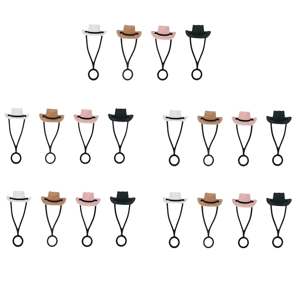 Charming Reusable Cowboy Hat Straw Caps in Various Sizes