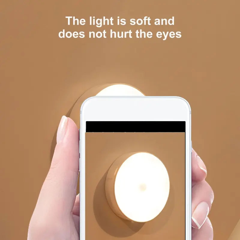 Smart LED Nightlight with Human Motion Sensor and USB Charging