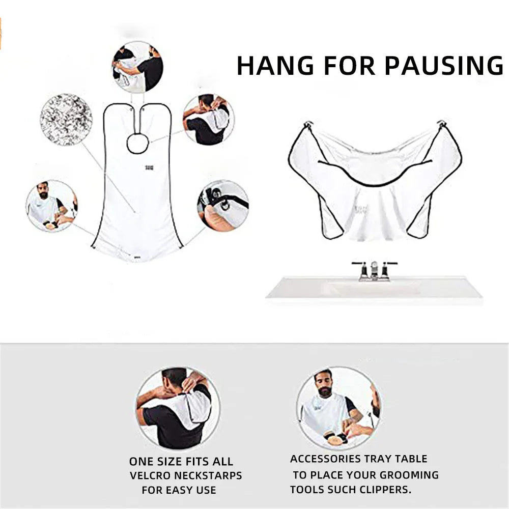 Versatile Beard Apron with Easy Disposal Design