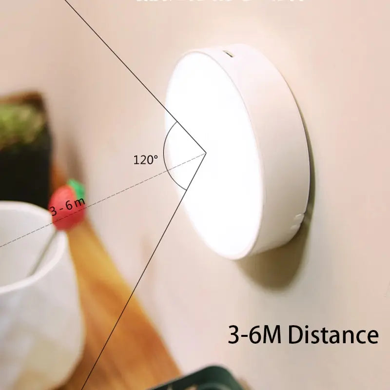 Smart LED Nightlight with Human Motion Sensor and USB Charging