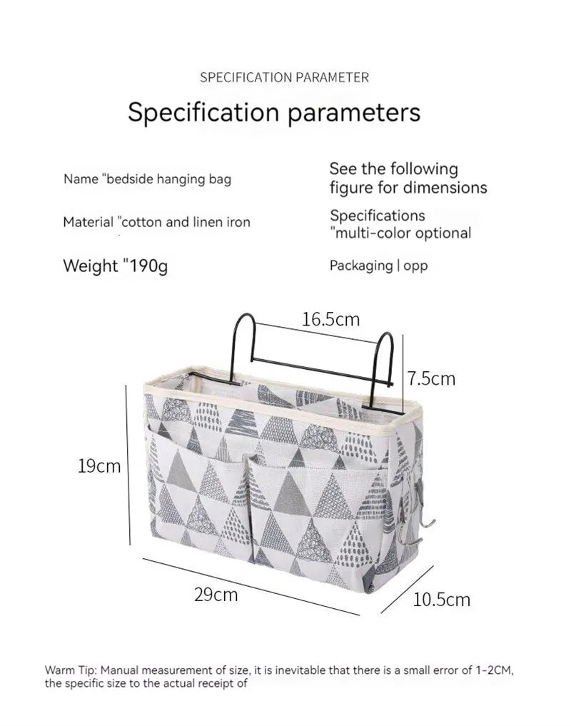 Versatile Linen Hanging Storage Organizer for Bedrooms