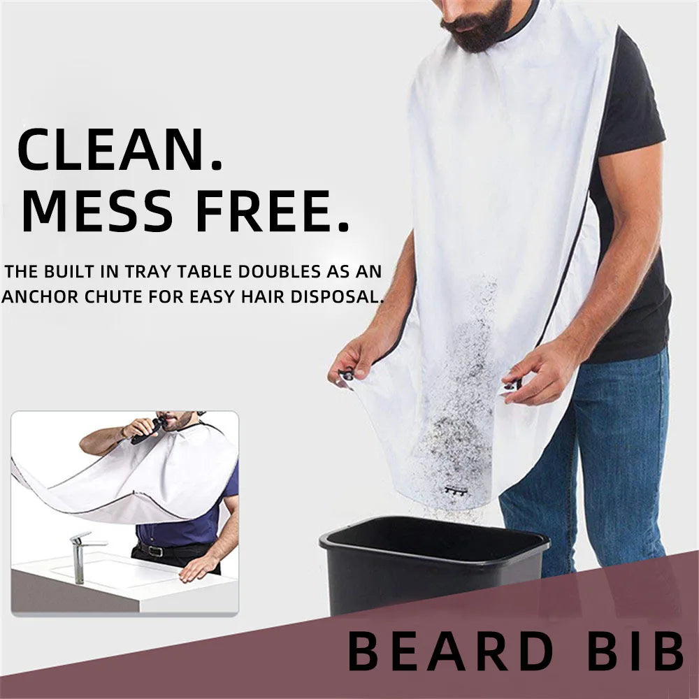 Versatile Beard Apron with Easy Disposal Design