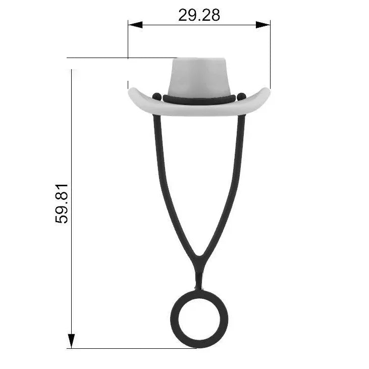 Charming Reusable Cowboy Hat Straw Caps in Various Sizes