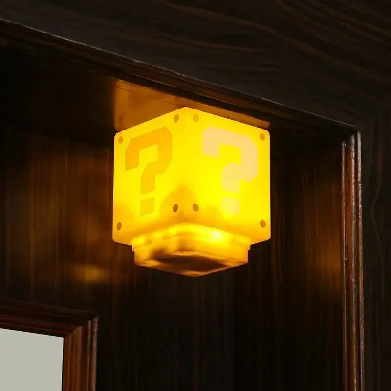 Creative 3D LED Question Mark Night Lamp with Music