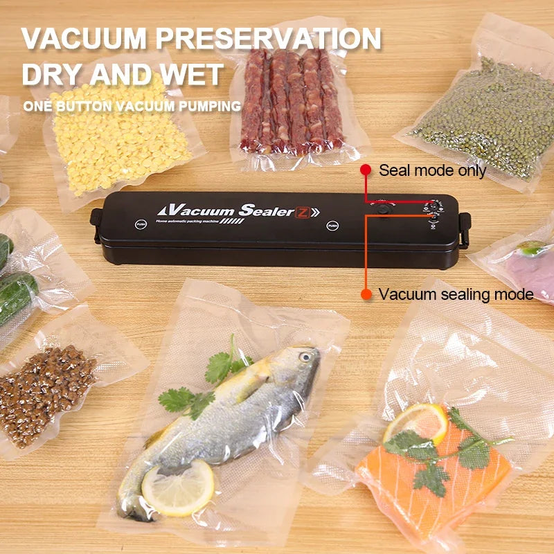Efficient Black Vacuum Sealer for Food Preservation