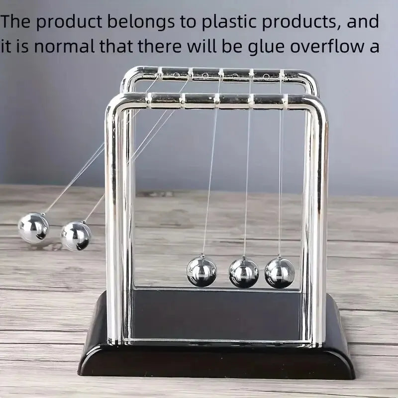 Classic Newton's Cradle Physics Toy for Stress Relief