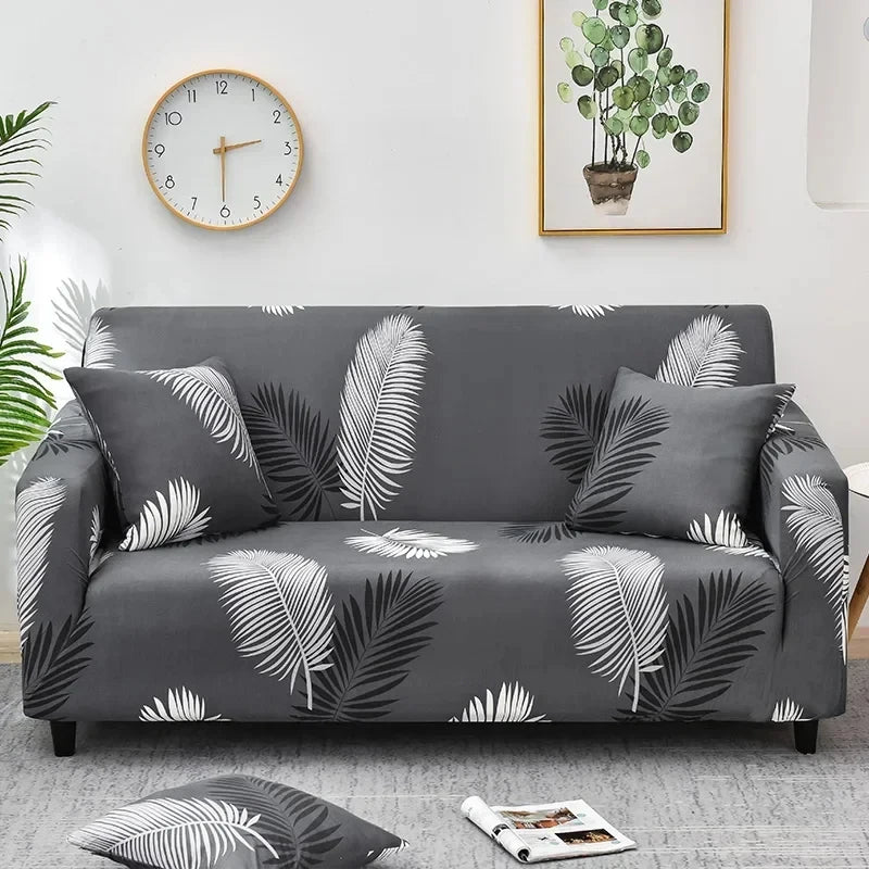 Stylish Floral Spandex Sofa Cover for Modern Homes
