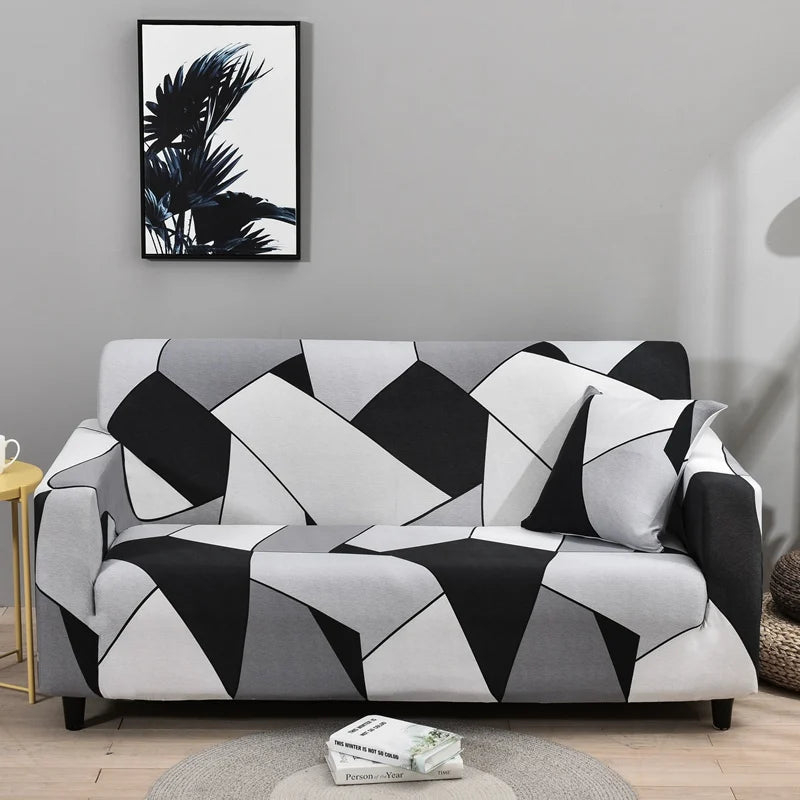 Stylish Floral Spandex Sofa Cover for Modern Homes