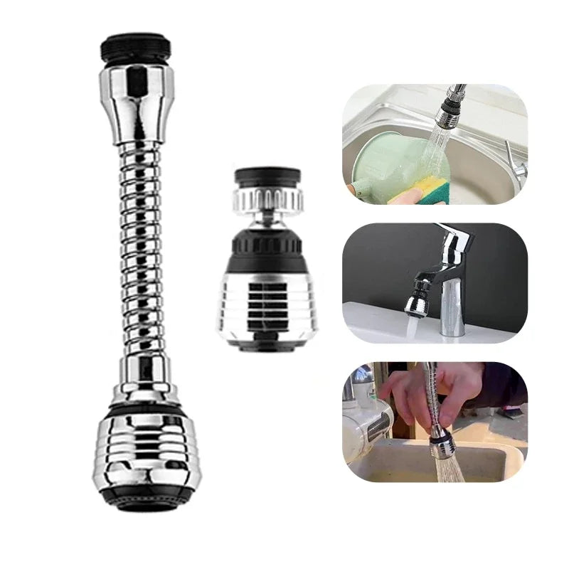 360° Adjustable Kitchen Faucet Extender with Filter