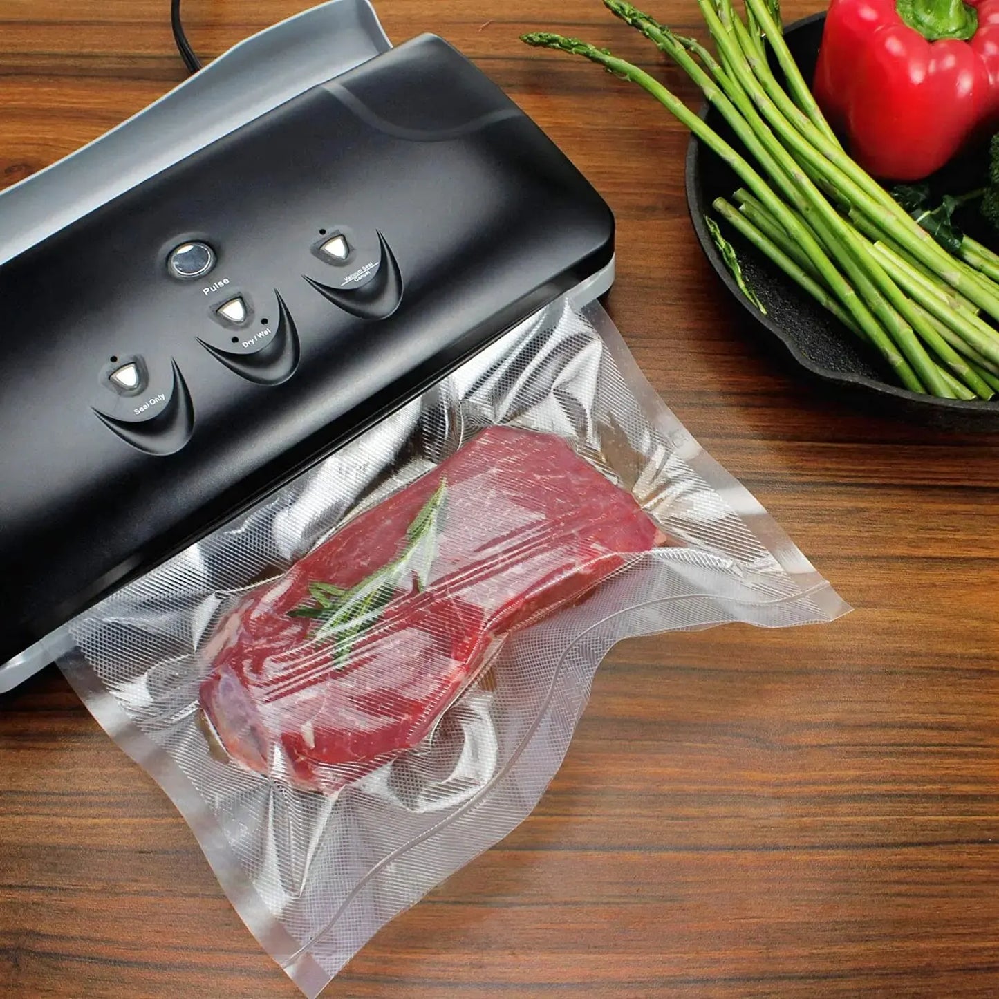 BPA-Free Reusable Vacuum Sealer Bags - 50 Pack