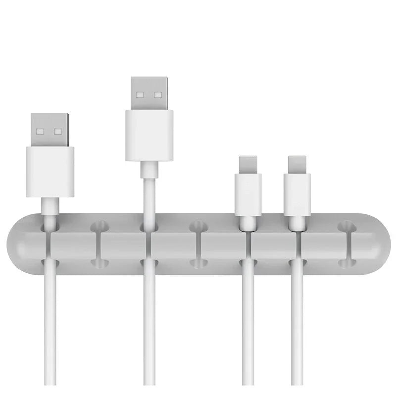 Silicone Cable Organizer for Tidy Desktop Management