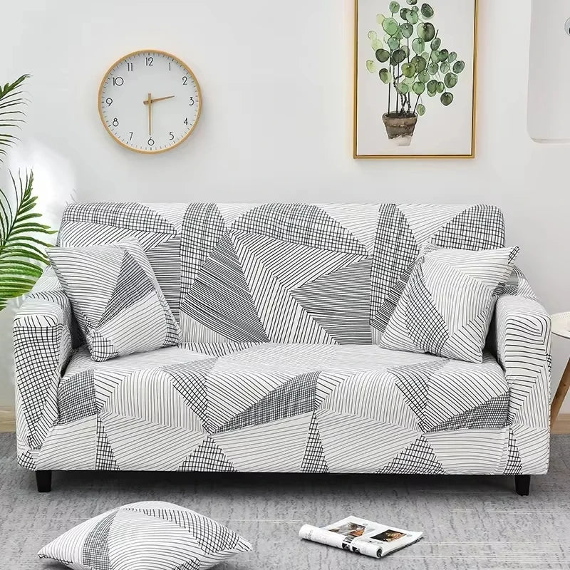 Stylish Floral Spandex Sofa Cover for Modern Homes