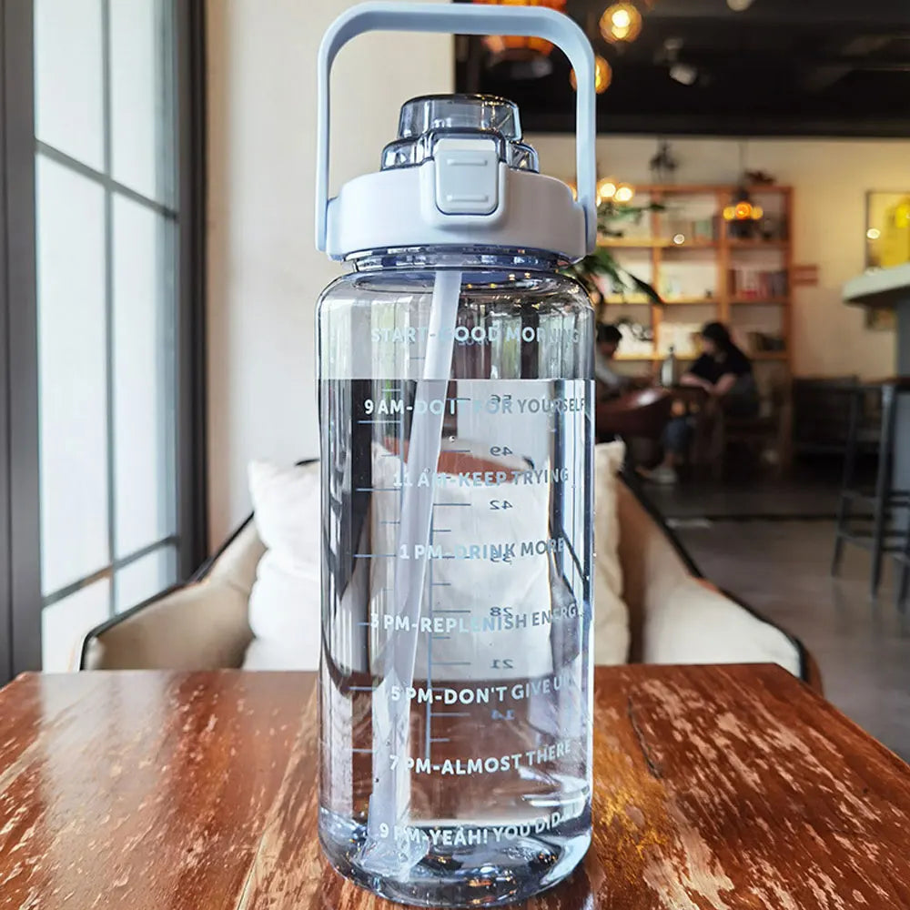 Motivational Hydro Flask with Time Markers