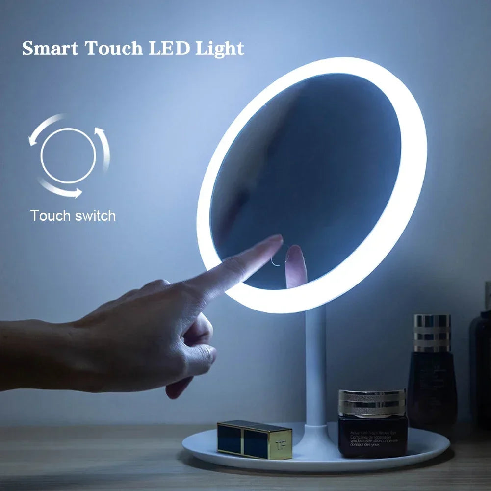 Versatile LED Makeup Mirror with Adjustable Lighting