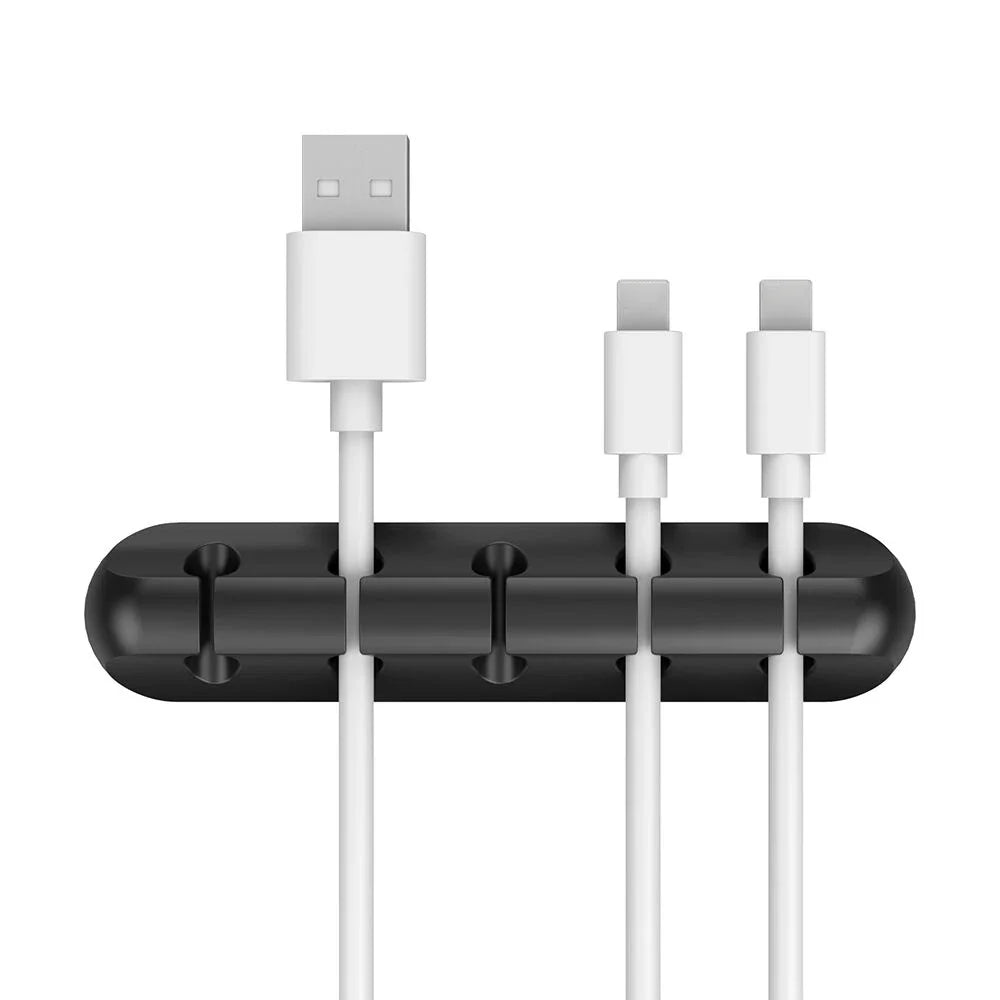 Silicone Cable Organizer for Tidy Desktop Management