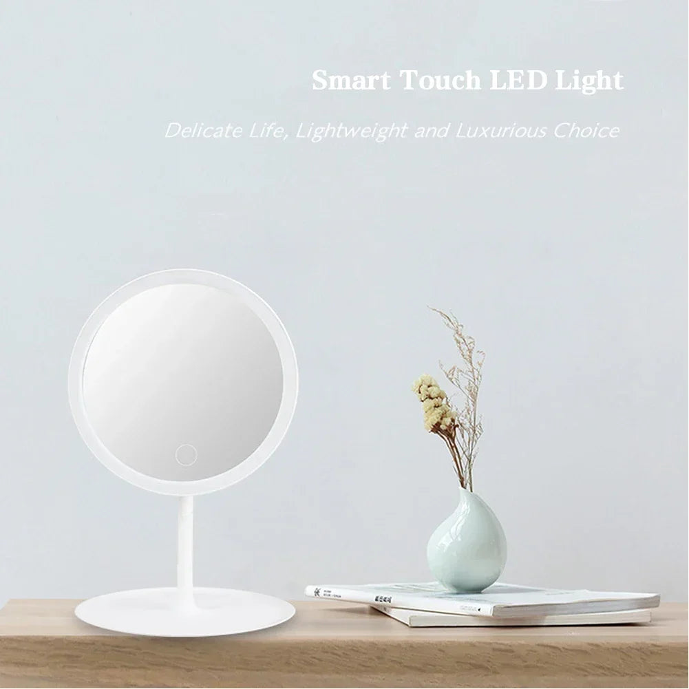 Versatile LED Makeup Mirror with Adjustable Lighting