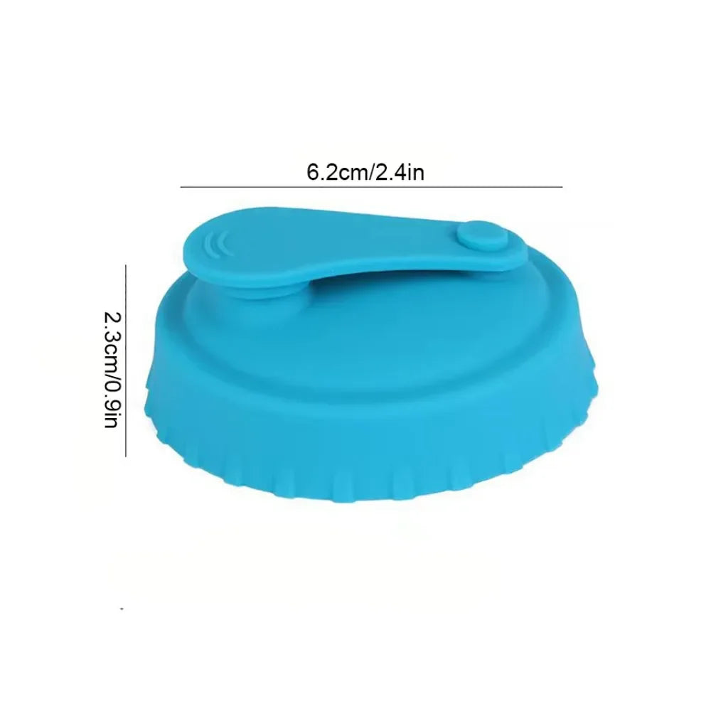 Versatile Silicone Soda Can Lids in Multiple Colors