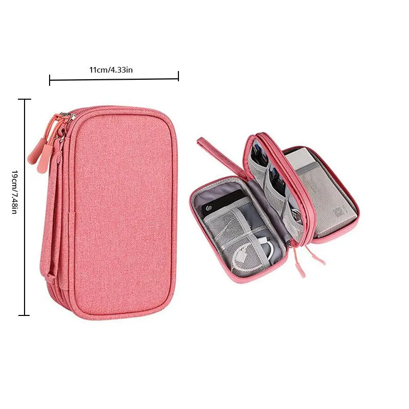 Portable Travel Organizer for Digital Accessories