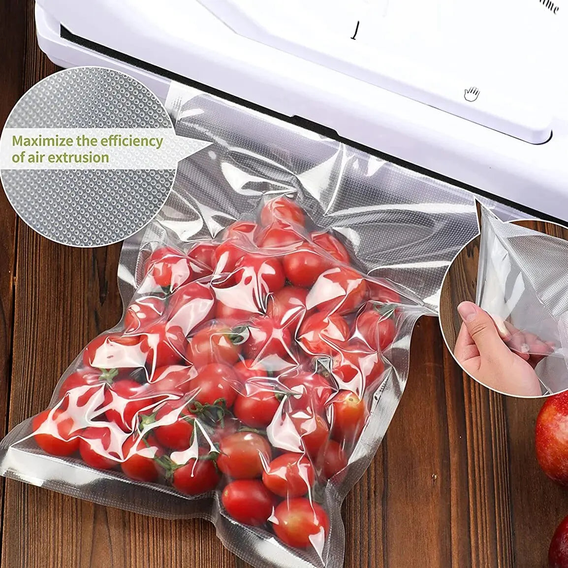 BPA-Free Reusable Vacuum Sealer Bags - 50 Pack