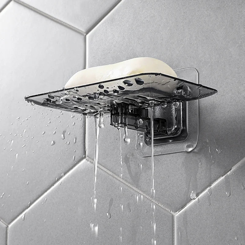 Versatile Wall-Mounted Soap Holder for Bathroom