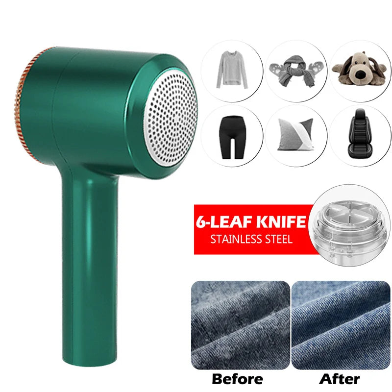 Green Electric Lint Remover for Clothes