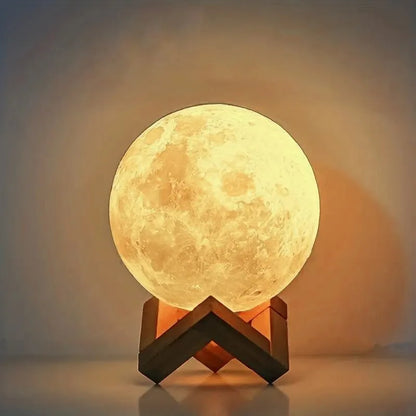 Enchanting LED Moon Lamp for Relaxation and Decor