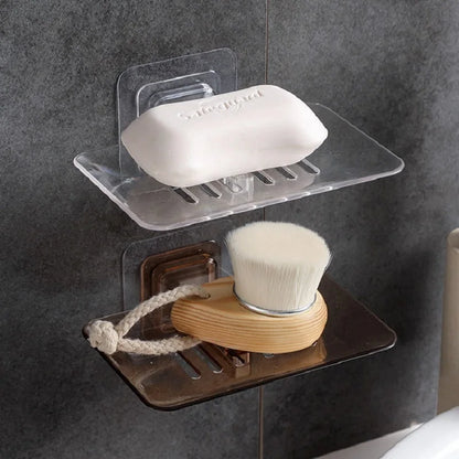 Versatile Wall-Mounted Soap Holder for Bathroom