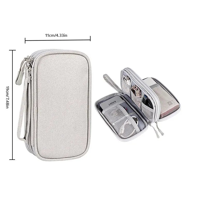 Portable Travel Organizer for Digital Accessories