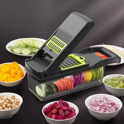 Versatile 16-in-1 Vegetable Chopper and Slicer