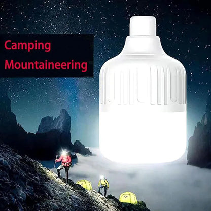 Portable USB Rechargeable LED Lantern for Camping and Outdoor Use