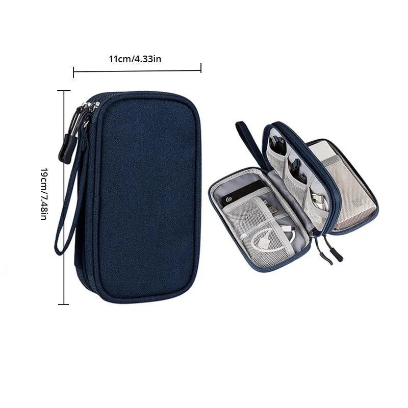 Portable Travel Organizer for Digital Accessories