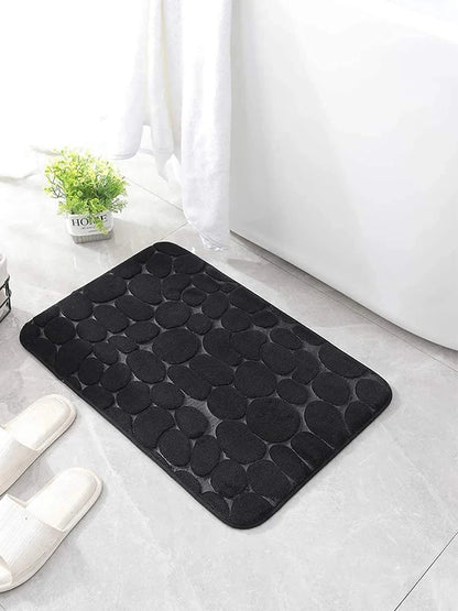 Stylish Cobblestone Bath Mat - Non-Slip and Absorbent