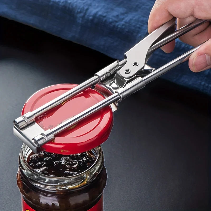 Versatile Stainless Steel Jar Opener for Effortless Access