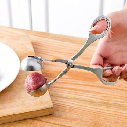 Versatile Stainless Steel Meatball Maker with Multiple Sizes