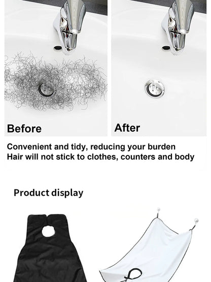 Versatile Beard Apron with Easy Disposal Design