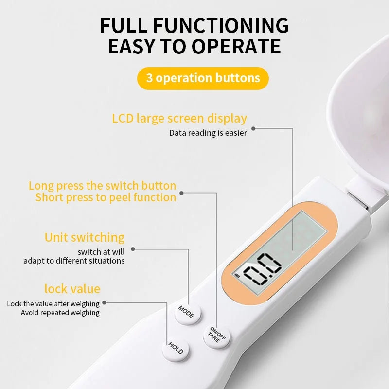 Versatile Digital Measuring Spoon for Precise Cooking