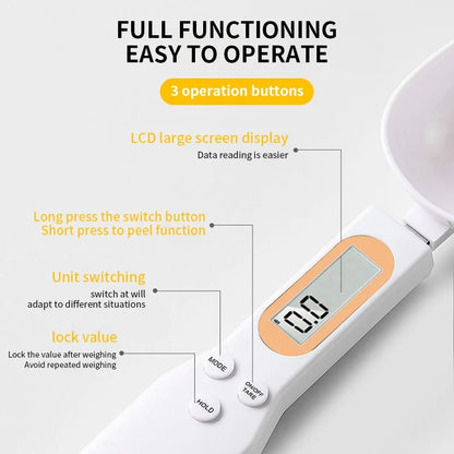 Versatile Digital Measuring Spoon for Precise Cooking