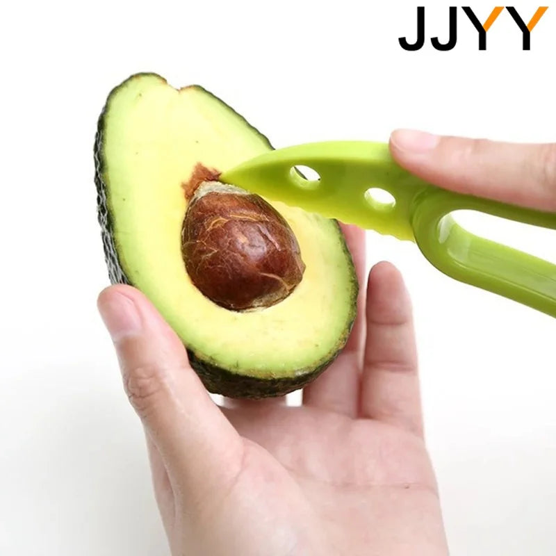 Versatile 3-in-1 Avocado Slicer for Kitchen