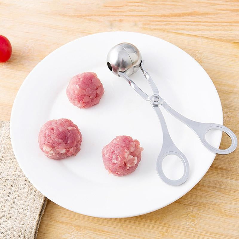 Versatile Stainless Steel Meatball Maker with Multiple Sizes