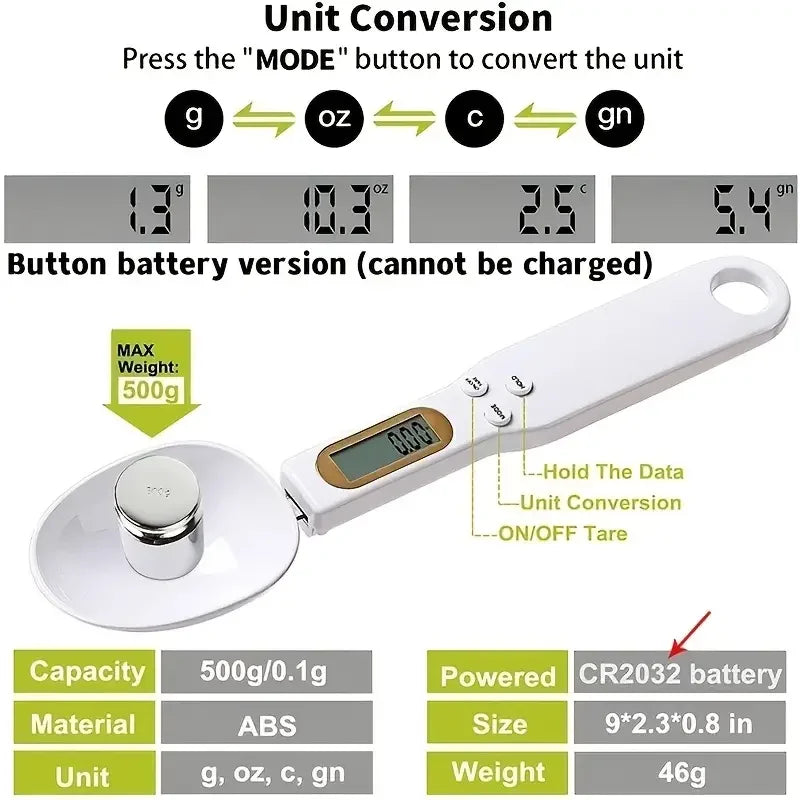 Versatile Digital Measuring Spoon for Precise Cooking