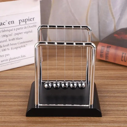 Classic Newton's Cradle Physics Toy for Stress Relief