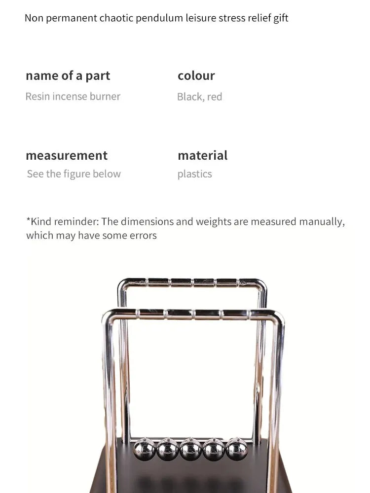 Classic Newton's Cradle Physics Toy for Stress Relief