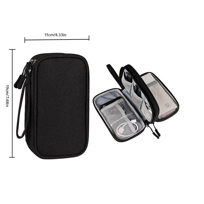 Portable Travel Organizer for Digital Accessories